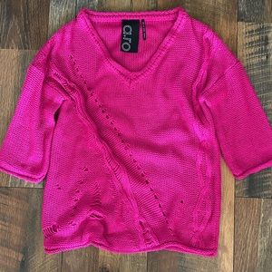 Ali Ro open knit sweater